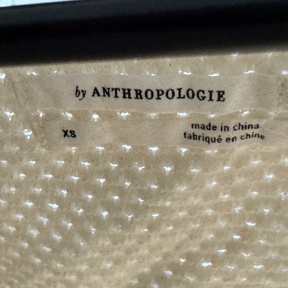 Anthropologie Cream Sweater with Multicolor Pom-Poms - Picture 11 of 13